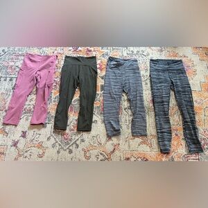 Size 6 Lululemon cropped leggings!